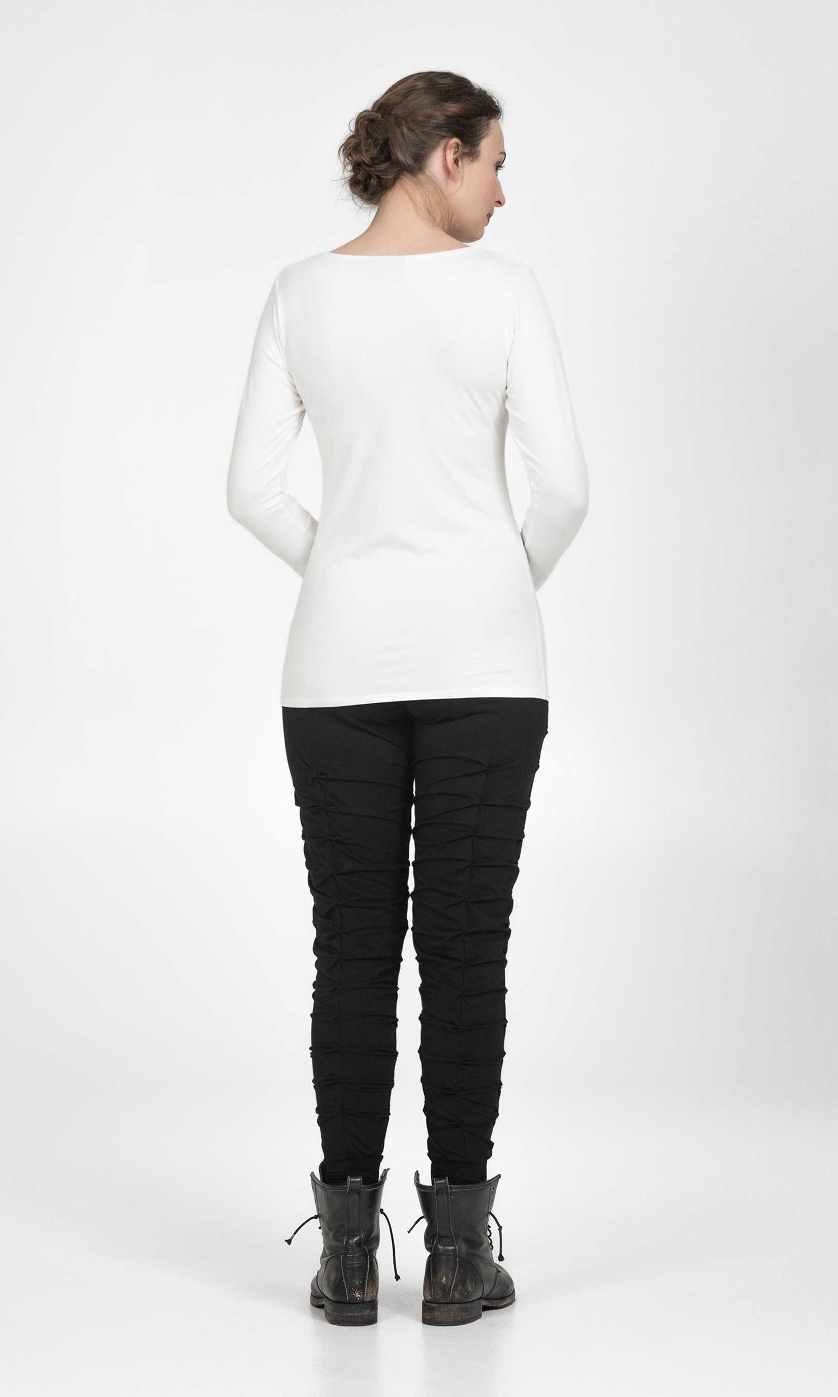 Tights med veck, viskos
